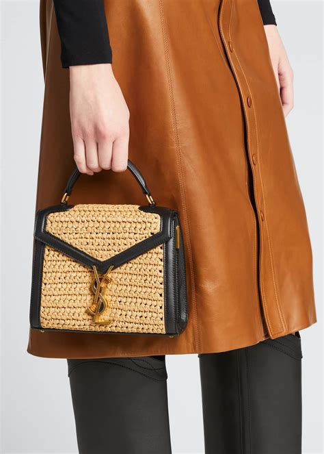 ysl nude bag|ysl cassandra raffia bag.